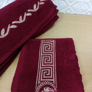 Рушник махровий "Цезар" 35х70 бордовий