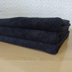 Рушник махровий "Hotel" 40х70 см чорний